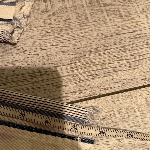 Blue & White Striped Highwaisted Wide Leg Pants - Picture 13 of 13